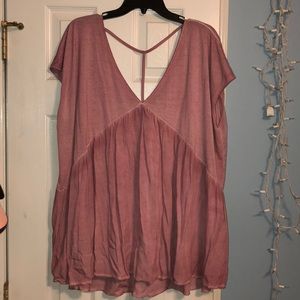 Boutique Blouse with t-shaped back